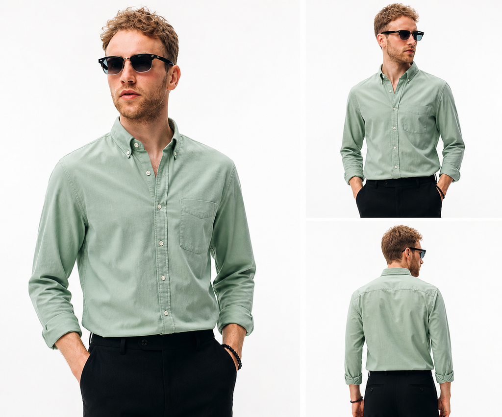 Formal Green Shirt