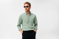 Formal Green Shirt