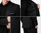 Premium Black Blazer for Men – Slim Fit Party Wear Suit Jacket