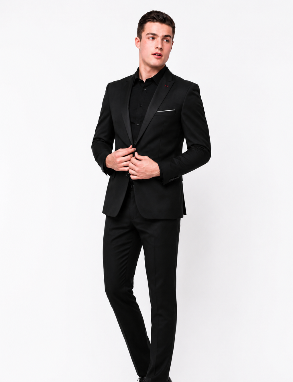 Premium Black Blazer for Men – Slim Fit Party Wear Suit Jacket