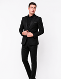Premium Black Blazer for Men – Slim Fit Party Wear Suit Jacket